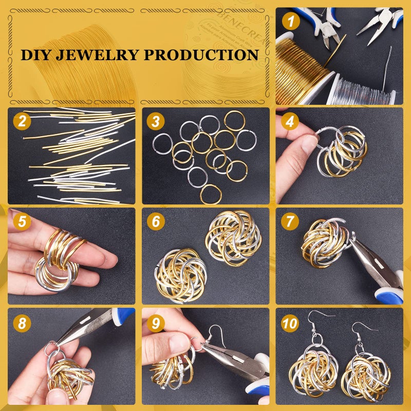 BENECREAT 12 Gauge Jewelry Craft Aluminum Wire 100 Feet Bendable Metal Sculpting Wire for Craft Floral Model Skeleton Making (Blue, 2mm) - Image 4